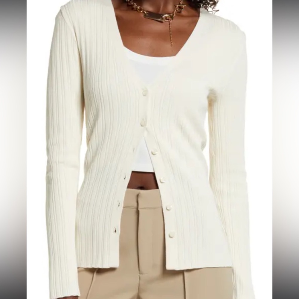 Open Edit Slim Fit Cardigan